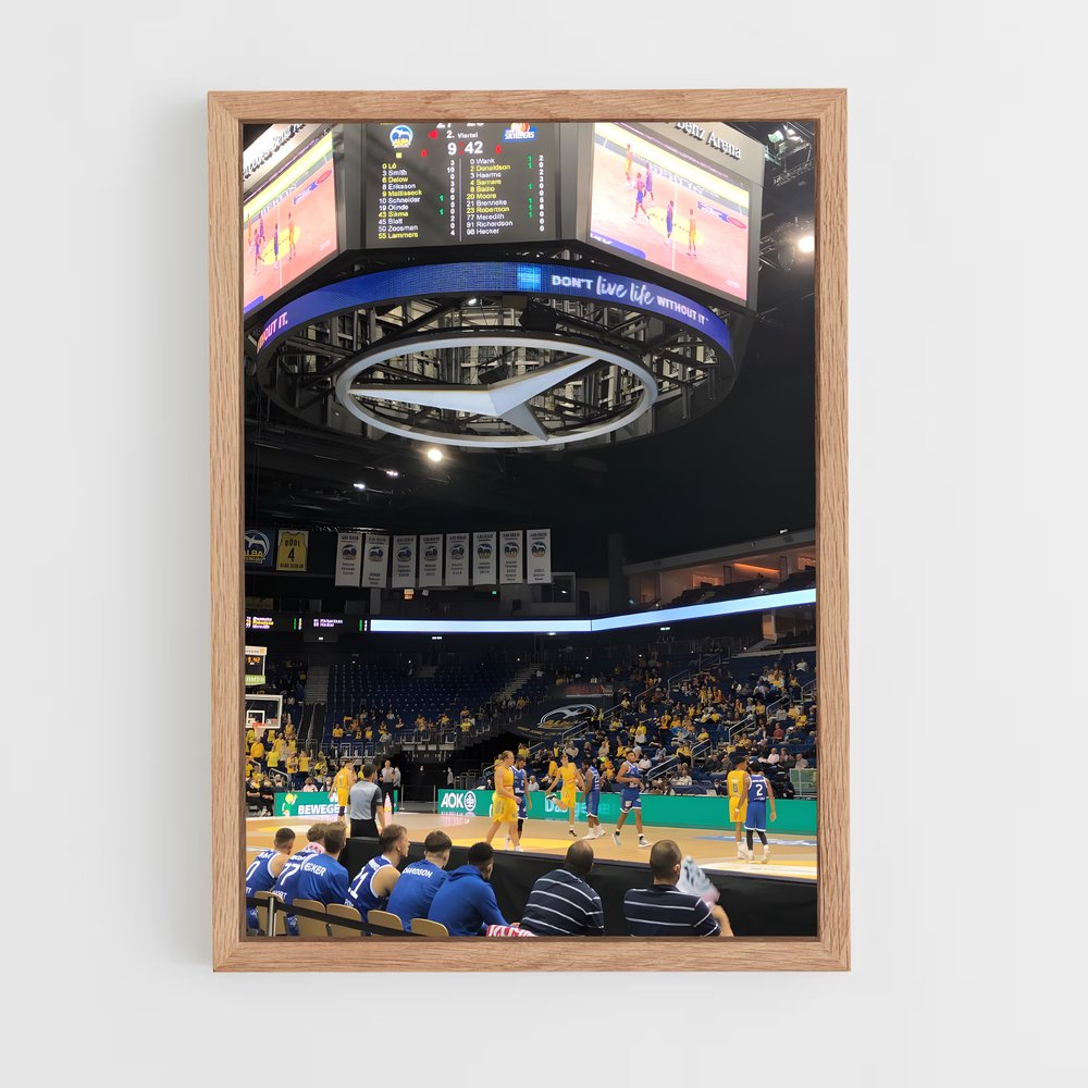 Poster Dunk au Michigan – affiche Basketball (vue 4)